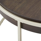 Tavolino rotondo Cooke con base in metallo di iNSPIRE Q Modern