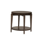Table d'appoint ronde Penton Espresso Stone