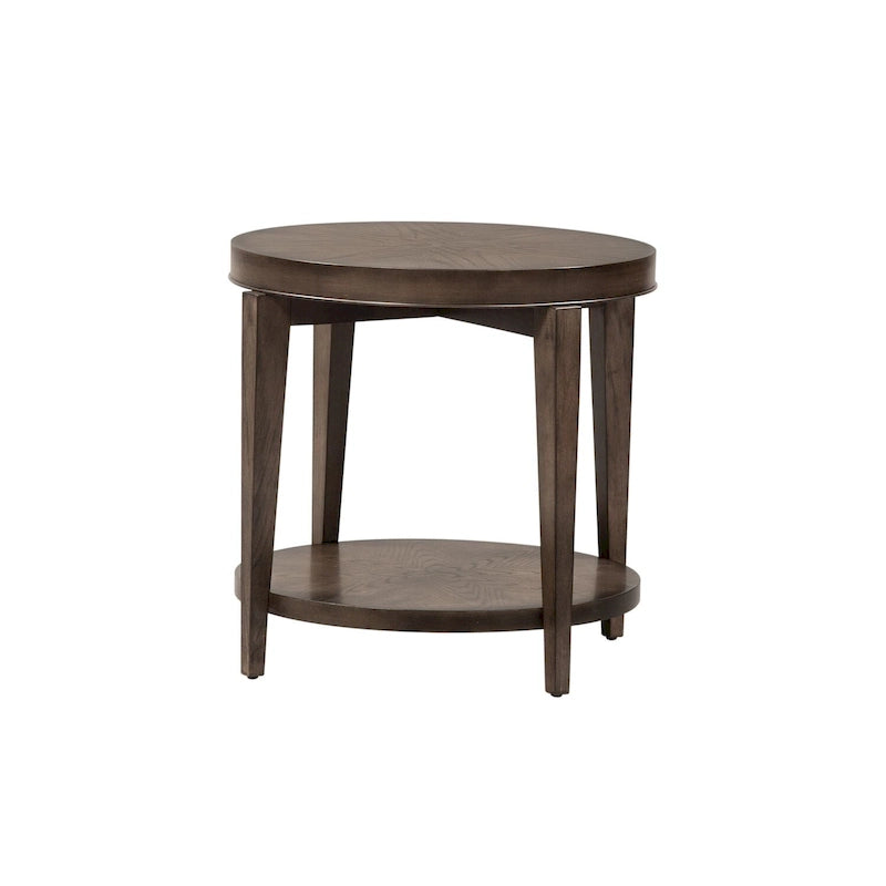 Table d'appoint ronde Penton Espresso Stone