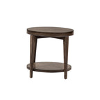 Table d'appoint ronde Penton Espresso Stone