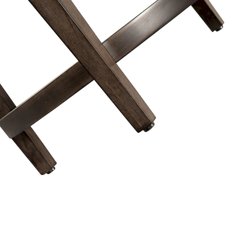 Table d'appoint ronde Penton Espresso Stone
