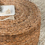 Tavolino rotondo Ira Rattan di Kosas Home