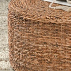 Tavolino rotondo Ira Rattan di Kosas Home