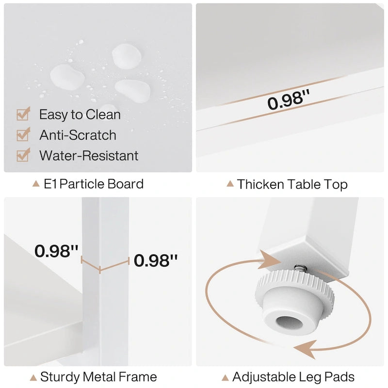 Tavolino console da 70,9 pollici con design creativo a gambe in metallo, tavoli stretti e lunghi a 3 livelli per ingresso