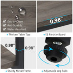 Tavolino console da 70,9 pollici con design creativo a gambe in metallo, tavoli stretti e lunghi a 3 livelli per ingresso