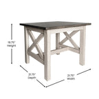 Tavolino da salotto in legno massello stile rustico classico