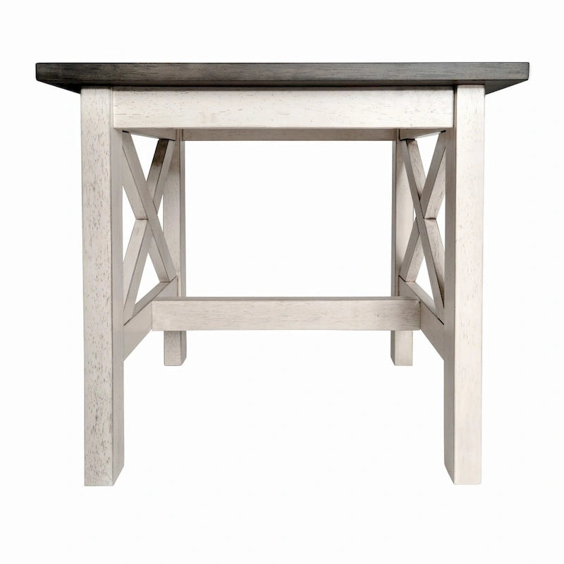 Tavolino da salotto in legno massello stile rustico classico