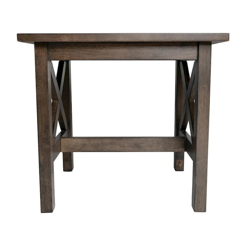 Tavolino da salotto in legno massello stile rustico classico