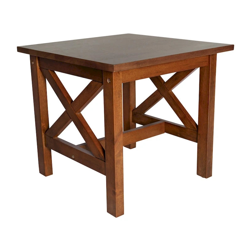 Tavolino da salotto in legno massello stile rustico classico
