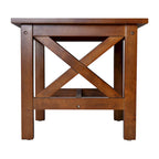 Tavolino da salotto in legno massello stile rustico classico
