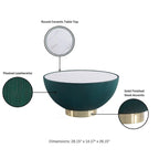 Manhattan Comfort Tavolino moderno imbottito Anderson
