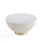 Manhattan Comfort Tavolino moderno imbottito Anderson
