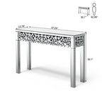 Consolle da Ingresso Glam con Struttura in Cristallo