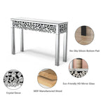Consolle da Ingresso Glam con Struttura in Cristallo