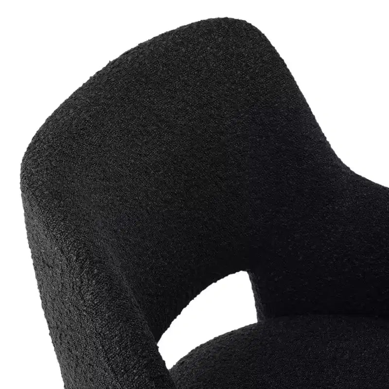 Sedia da ufficio girevole Genevieve Mid-Century Modern con ruote