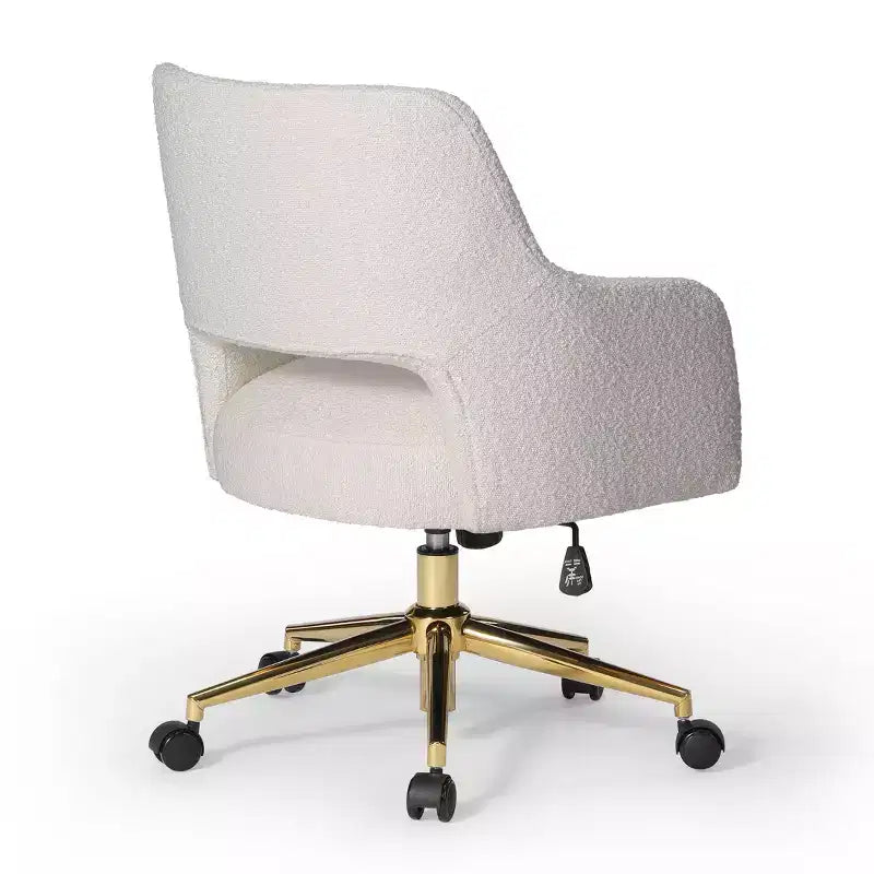 Sedia da ufficio girevole Genevieve Mid-Century Modern con ruote