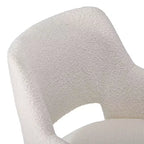 Sedia da ufficio girevole Genevieve Mid-Century Modern con ruote