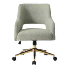 Sedia da ufficio girevole Genevieve Mid-Century Modern con ruote