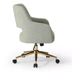 Sedia da ufficio girevole Genevieve Mid-Century Modern con ruote
