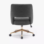 Sedia da ufficio girevole Genevieve Mid-Century Modern con ruote