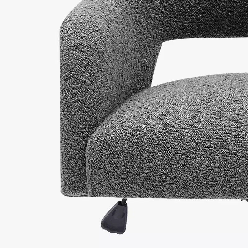Sedia da ufficio girevole Genevieve Mid-Century Modern con ruote
