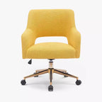 Sedia da ufficio girevole Genevieve Mid-Century Modern con ruote