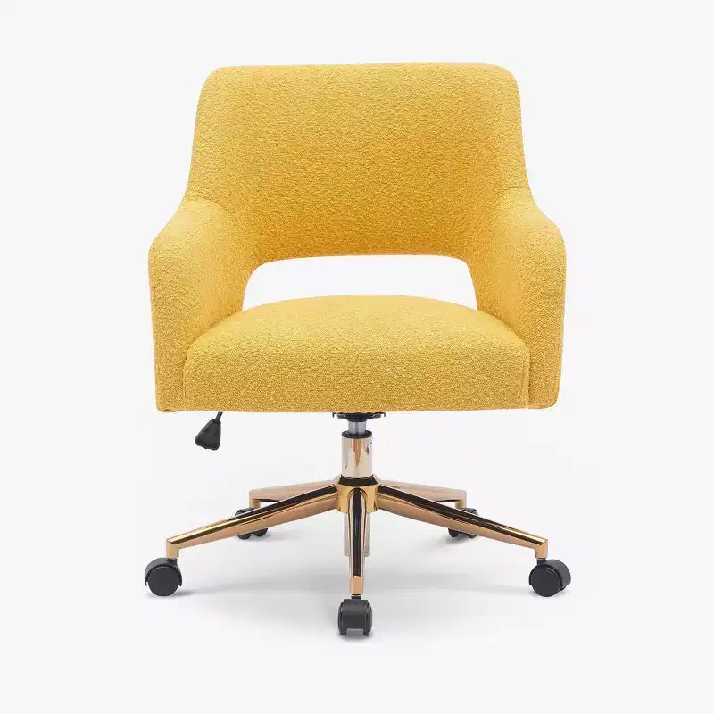 Sedia da ufficio girevole Genevieve Mid-Century Modern con ruote