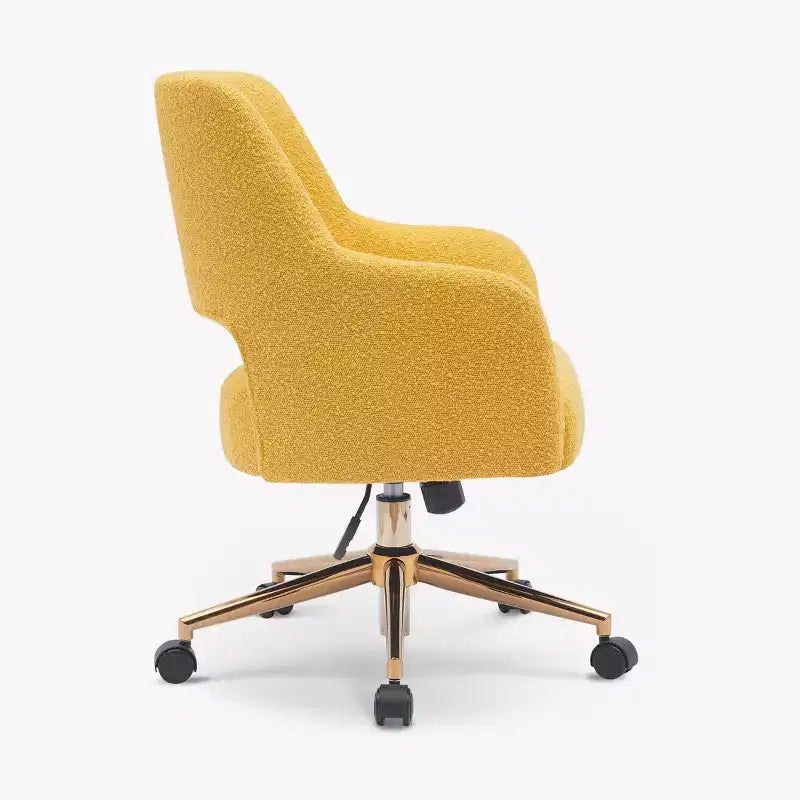 Sedia da ufficio girevole Genevieve Mid-Century Modern con ruote