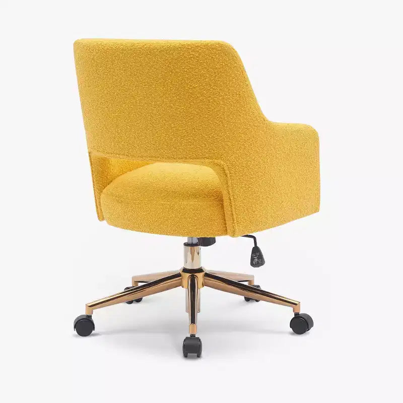 Sedia da ufficio girevole Genevieve Mid-Century Modern con ruote