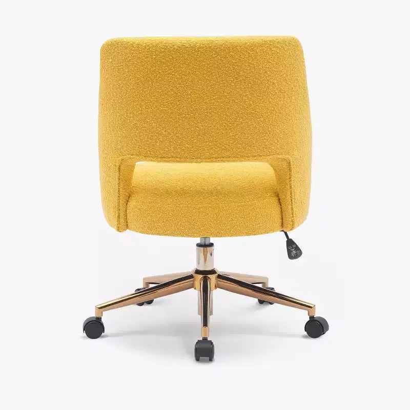 Sedia da ufficio girevole Genevieve Mid-Century Modern con ruote