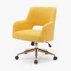 Sedia da ufficio girevole Genevieve Mid-Century Modern con ruote