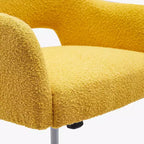 Sedia da ufficio girevole Genevieve Mid-Century Modern con ruote