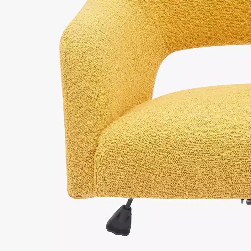 Sedia da ufficio girevole Genevieve Mid-Century Modern con ruote