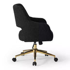 Sedia da ufficio girevole Genevieve Mid-Century Modern con ruote