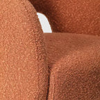 Sedia da ufficio girevole Genevieve Mid-Century Modern con ruote