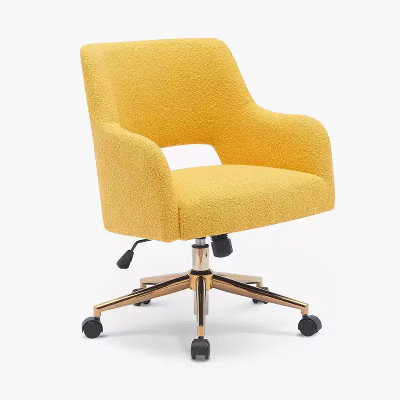 Sedia da ufficio girevole Genevieve Mid-Century Modern con ruote