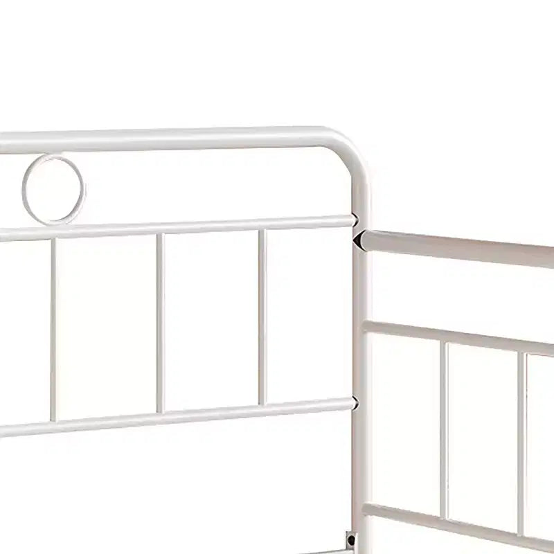 Divano letto singolo in metallo con letto estraibile
