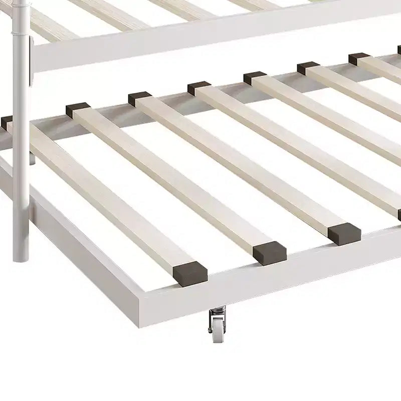 Divano letto singolo in metallo con letto estraibile