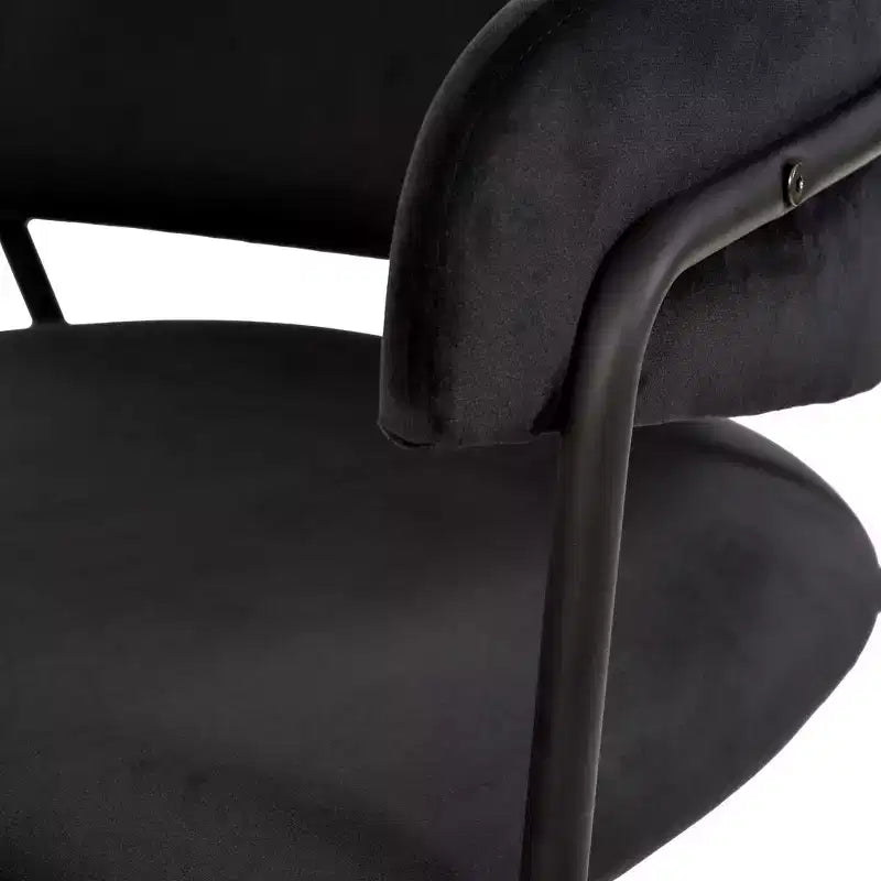 Sedia da pranzo imbottita Axis - Seduta moderna d'accento con gambe durevoli in acciaio inossidabile verniciato a polvere per cucina, sala da pranzo, ufficio e salotto.