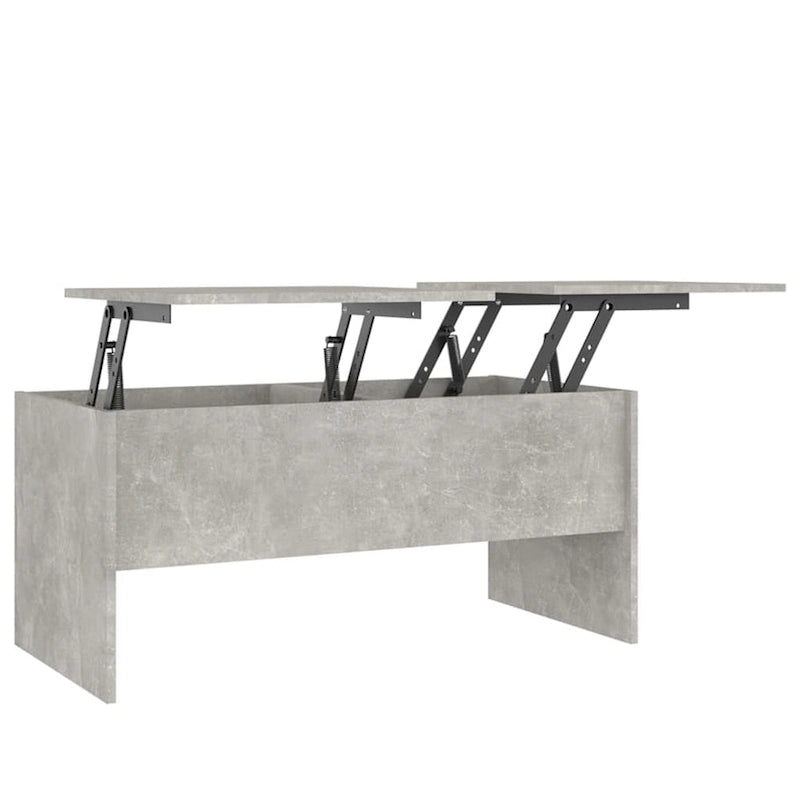 vidaXL Tavolino da caffè con ripiano sollevabile, tavolino da divano in legno multistrato - 102 x 50.5 x 46.5 cm