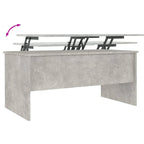 vidaXL Tavolino da caffè con ripiano sollevabile, tavolino da divano in legno multistrato - 102 x 50.5 x 46.5 cm
