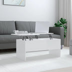 vidaXL Tavolino da caffè con ripiano sollevabile, tavolino da divano in legno multistrato - 102 x 50.5 x 46.5 cm