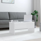 vidaXL Tavolino da caffè con ripiano sollevabile, tavolino da divano in legno multistrato - 102 x 50.5 x 46.5 cm