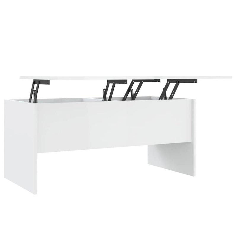 vidaXL Tavolino da caffè con ripiano sollevabile, tavolino da divano in legno multistrato - 102 x 50.5 x 46.5 cm