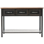 SAFAVIEH Jennette Consolle Nero/Noce - 42Wx15Dx30H