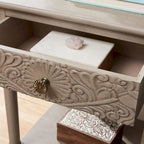 SAFAVIEH Heide Tavolino d'Appoggio con 1 Cassetto - 48,3 L x 40,1 P x 66 A cm - 48,3x40,6x66 cm