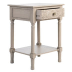 SAFAVIEH Heide Tavolino d'Appoggio con 1 Cassetto - 48,3 L x 40,1 P x 66 A cm - 48,3x40,6x66 cm