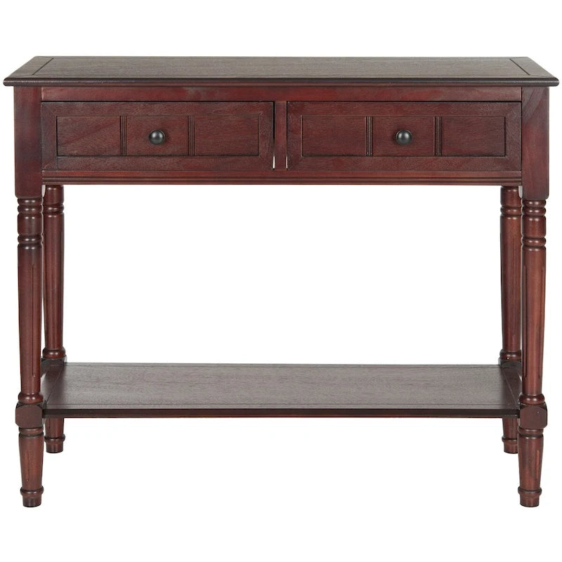 SAFAVIEH Camilla, consolle a 2 cassetti grigia - 35,8 x 13,8 x 29,5 - 36Lx14Px30A