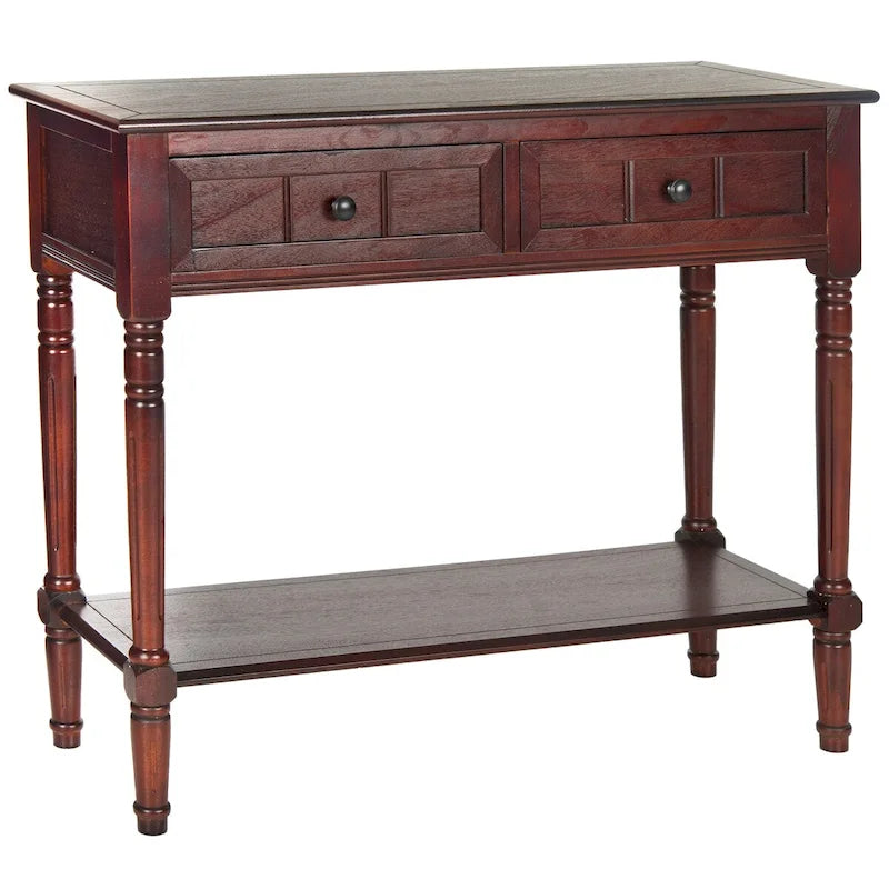 SAFAVIEH Camilla, consolle a 2 cassetti grigia - 35,8 x 13,8 x 29,5 - 36Lx14Px30A