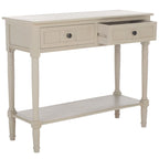 SAFAVIEH Camilla, consolle a 2 cassetti grigia - 35,8 x 13,8 x 29,5 - 36Lx14Px30A